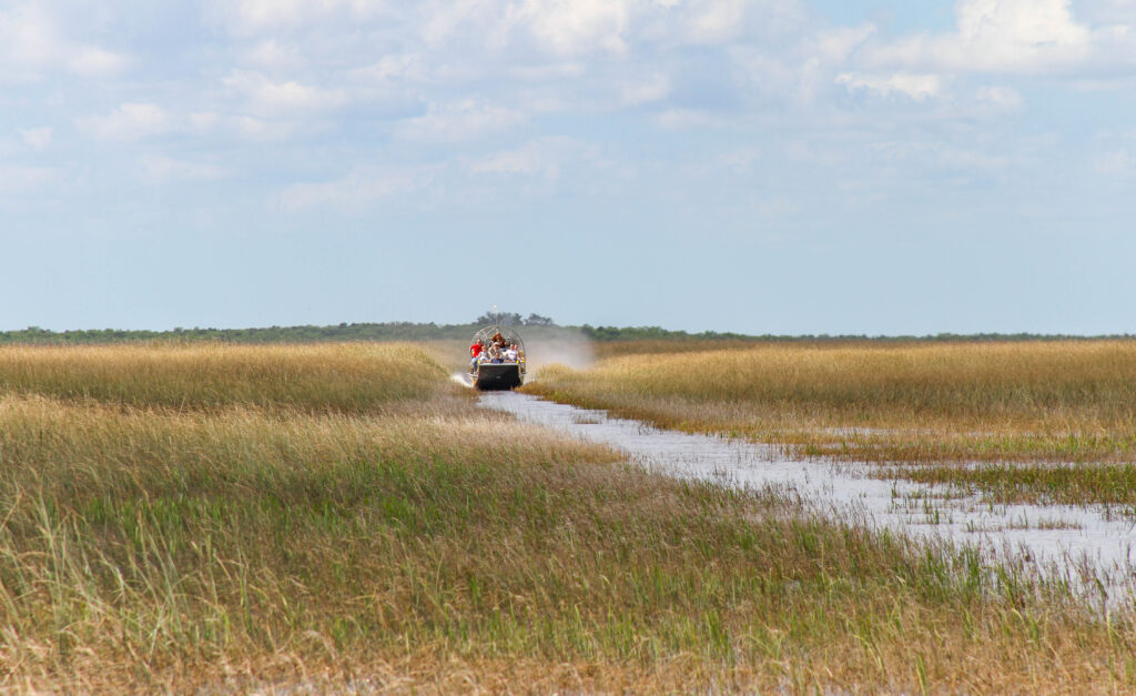 Airboat in the Everglades National Park