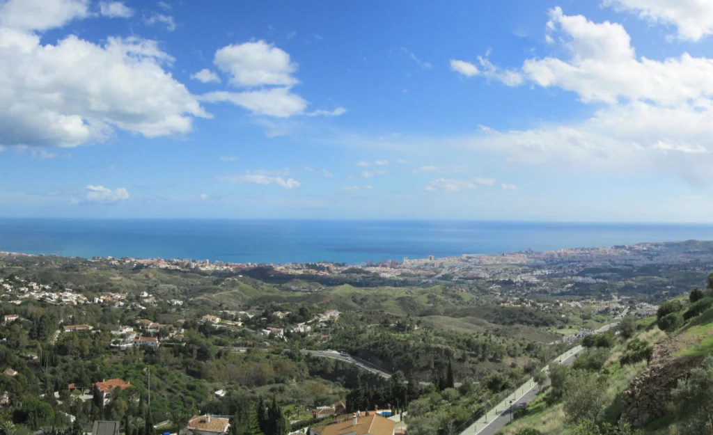 View from the top of Mijas, Spain