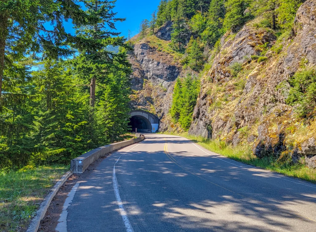 Tunnel on Hurricane Ridge Road, Olympic National Park
