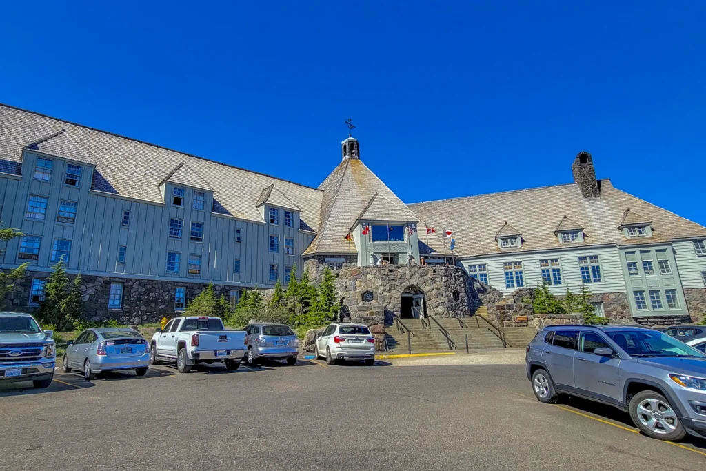 Timberline Lodge on the south slope of Mount Hood, Oregon