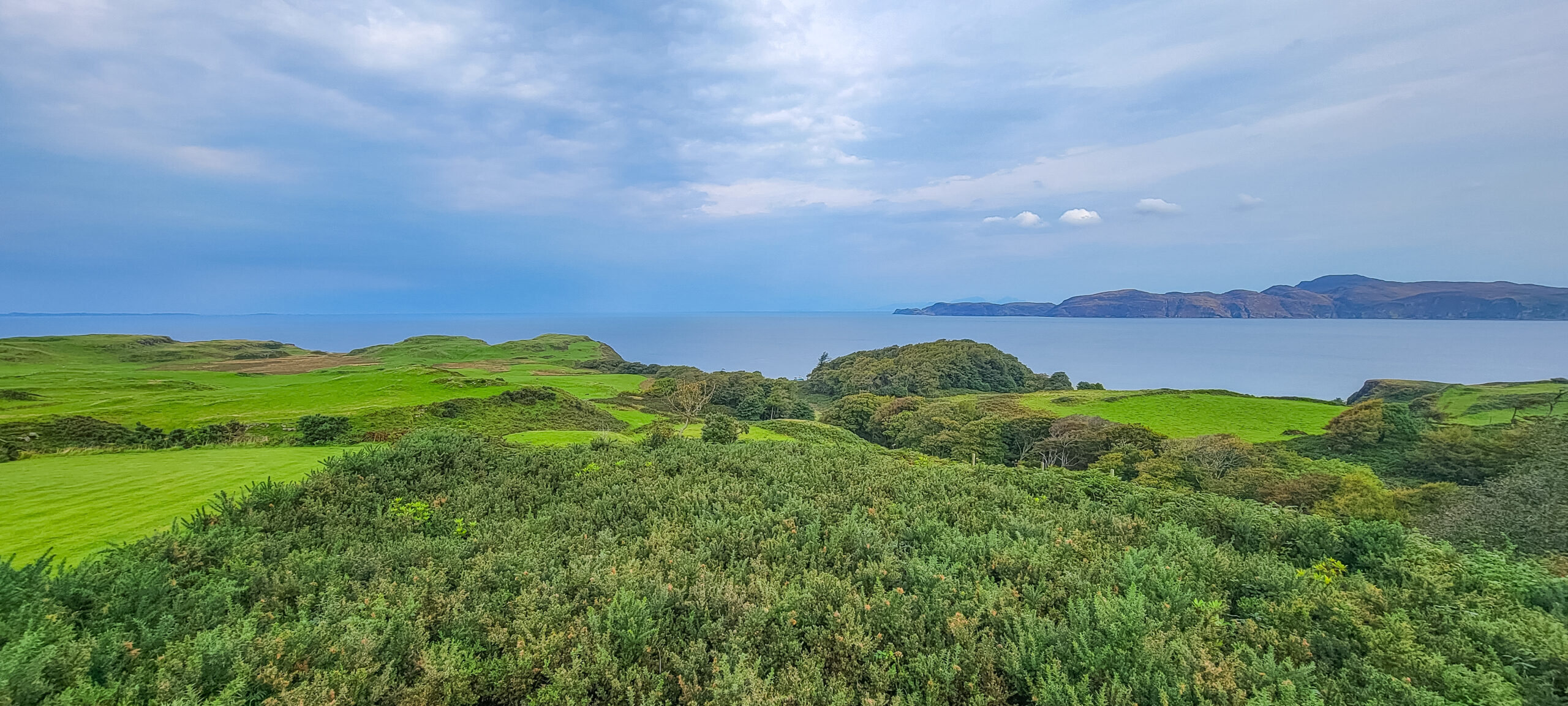 View from Glengorm Castle