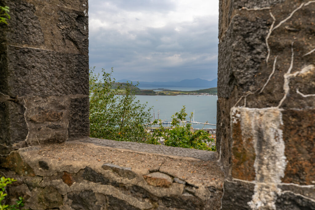 McCaig's Tower window view