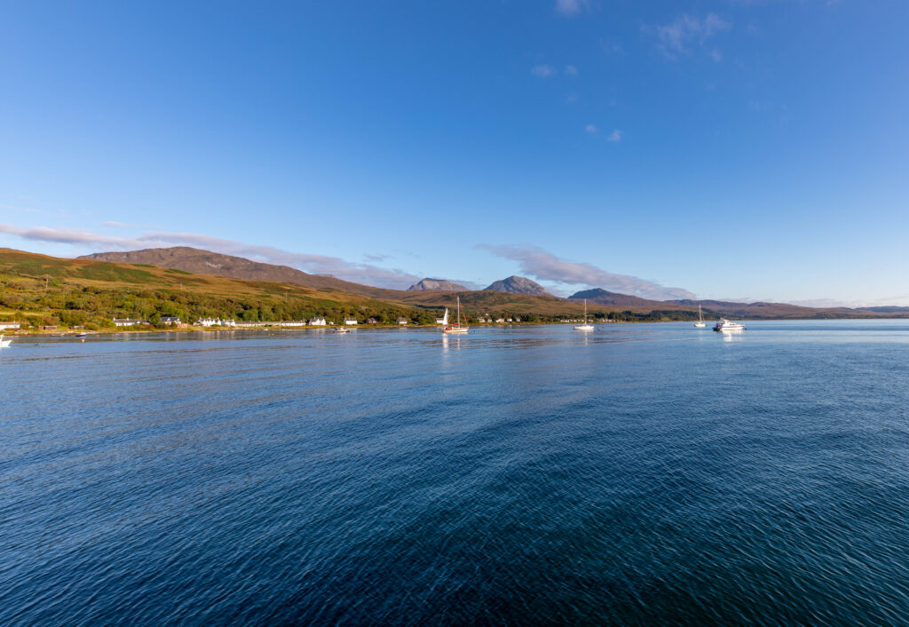 The Paps from Jura Harbour