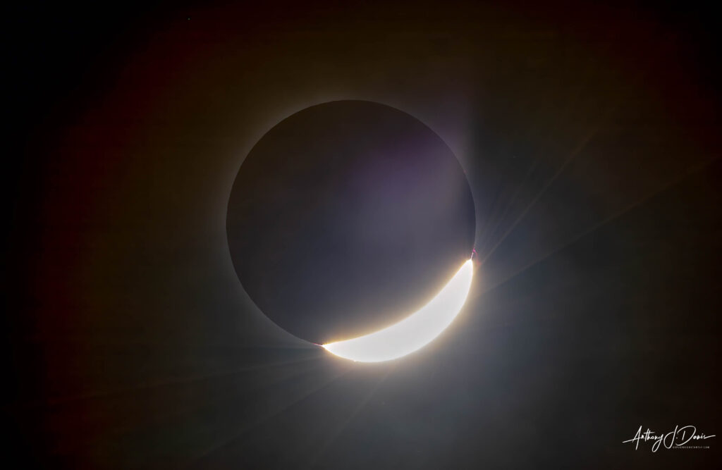Total Solar Eclipse 24 diamond ring