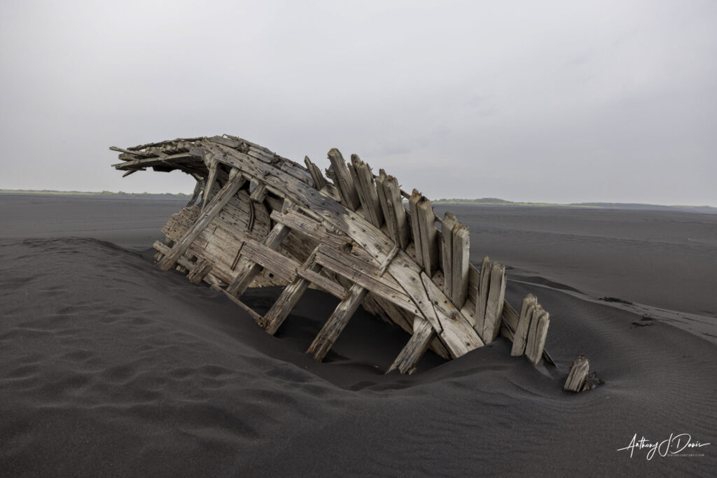 Shipwreck on Landeyjahofn Beach