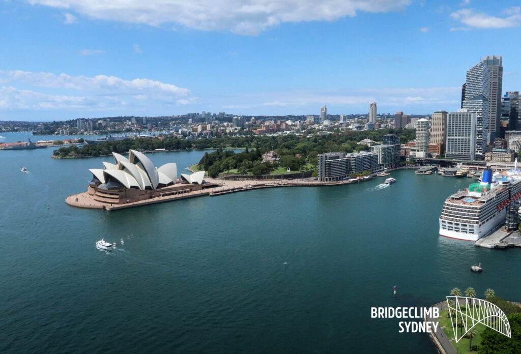 View from Sydney Harbour Bridge