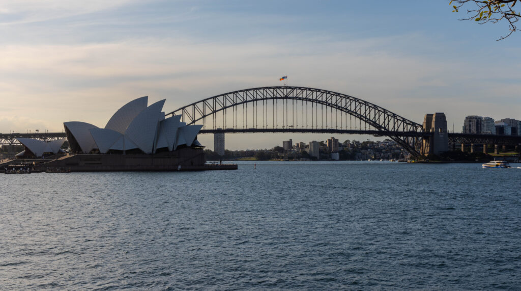 View from the point by Mrs Macquarie's Chair