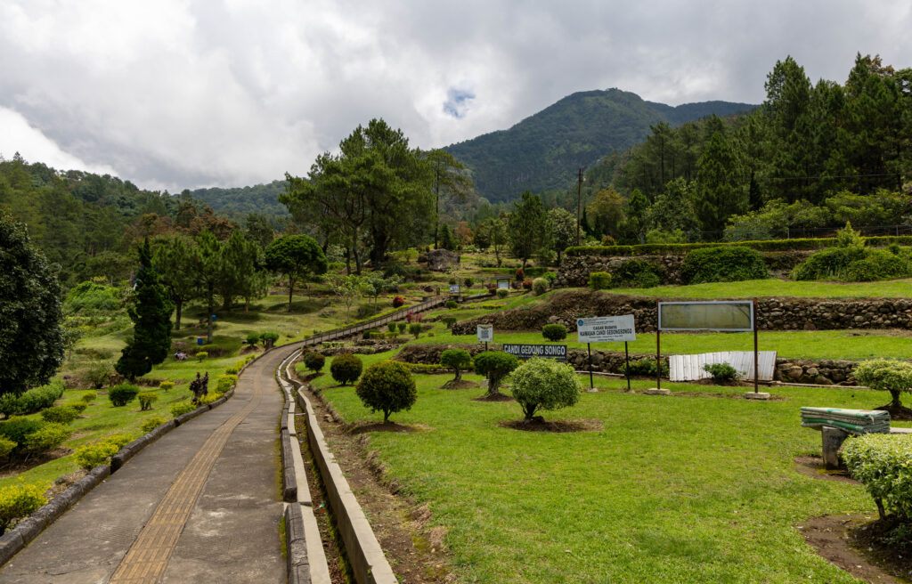 View of fifth temple in Gedong Songo