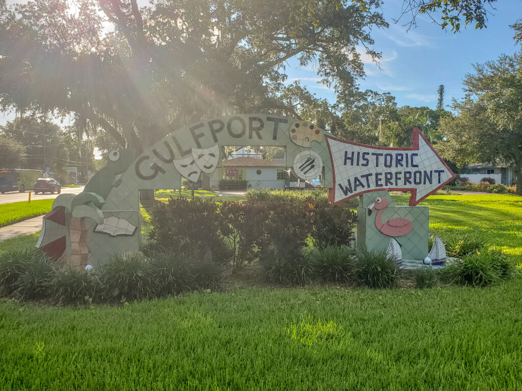 Gulfport Waterfront Sign