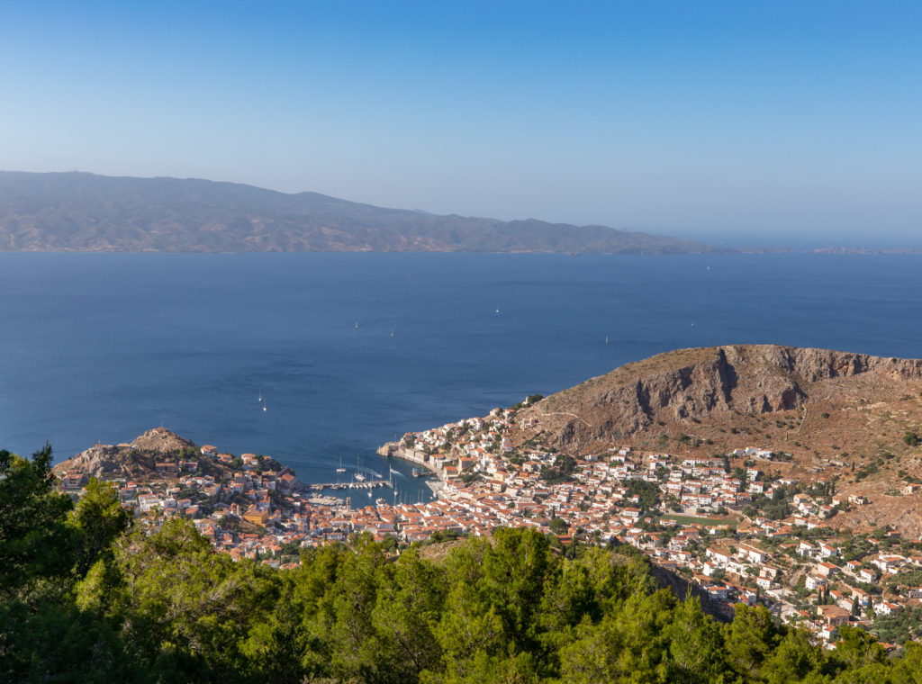 View of Hydra port