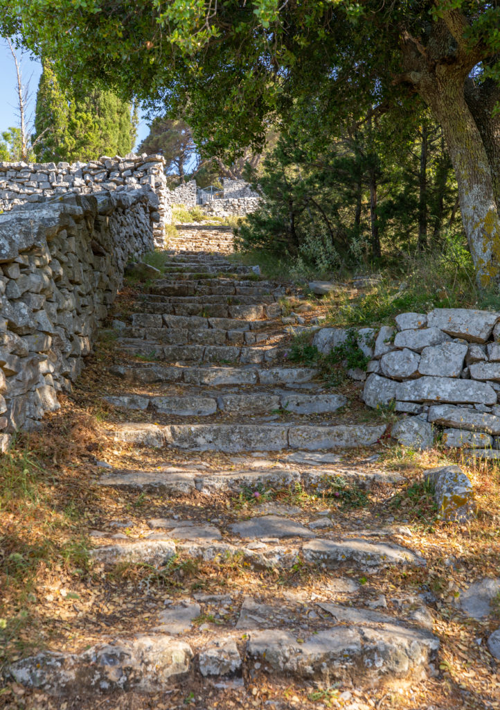 Stairs to Prophet Ilias Monastery