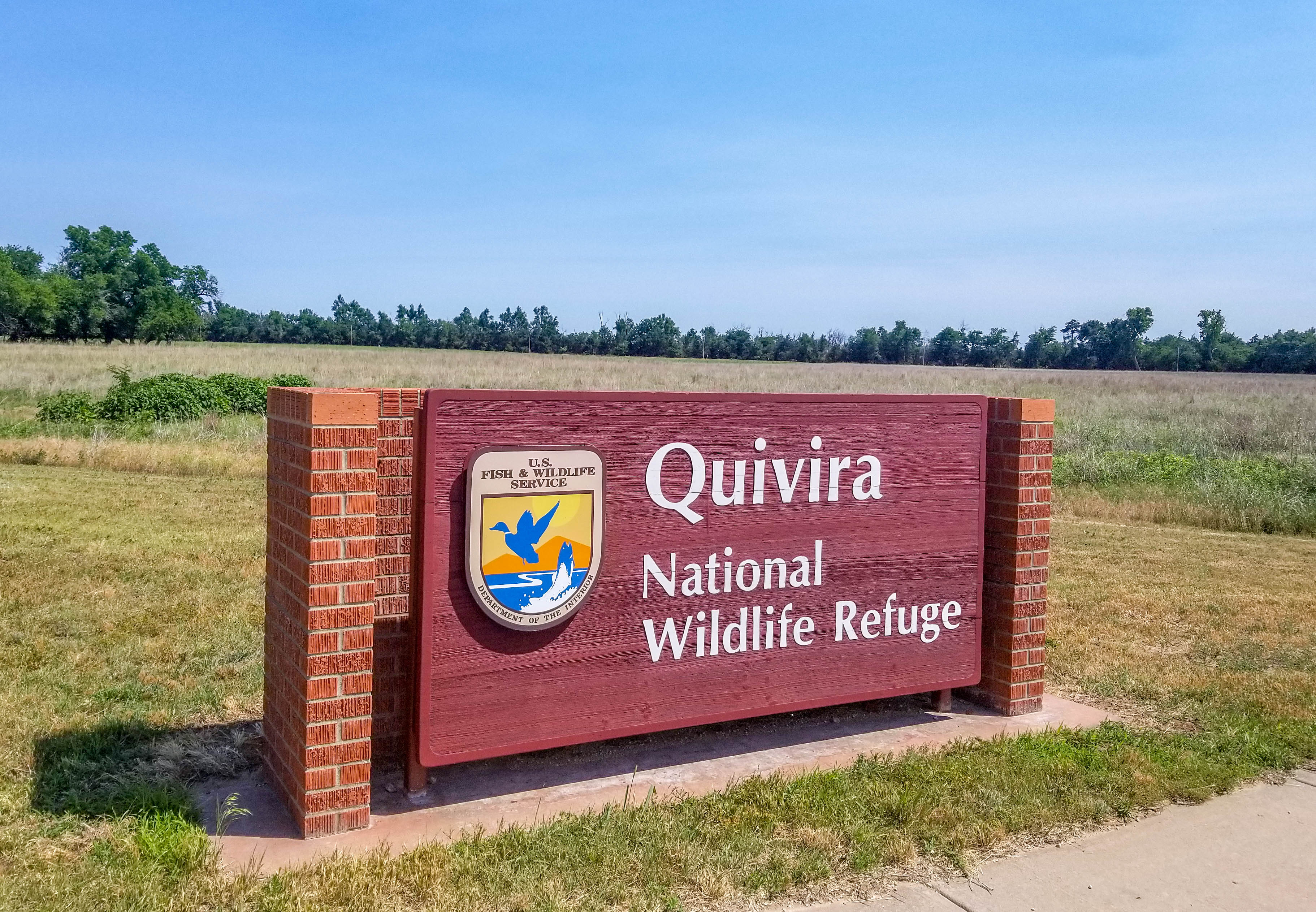 Quivira Visitor Center Sign