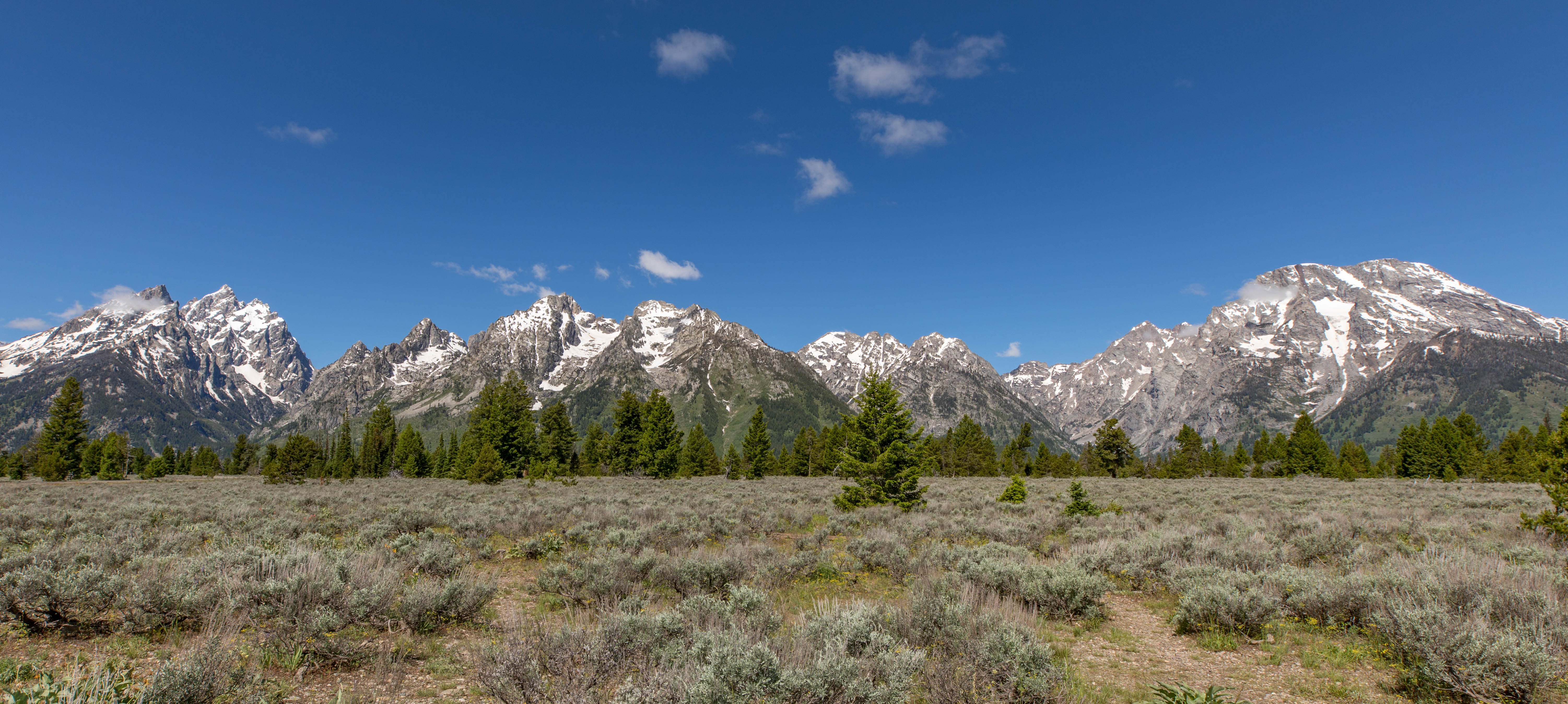 Teton Mountains in Grand Teton National Park