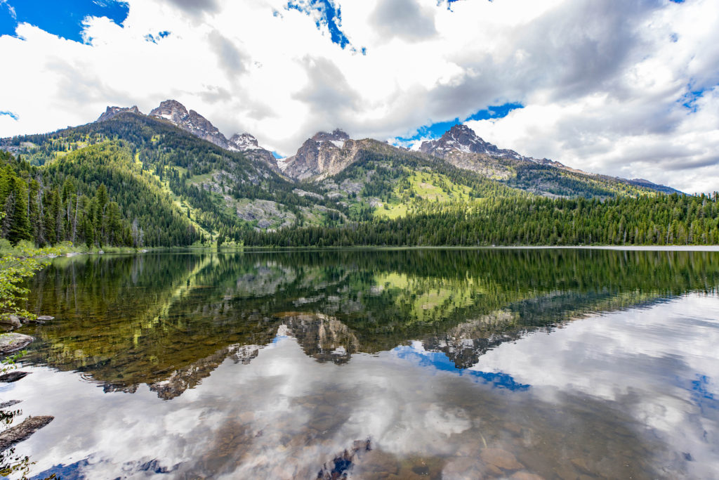 Bradley Lake Trail Tetons Reflection