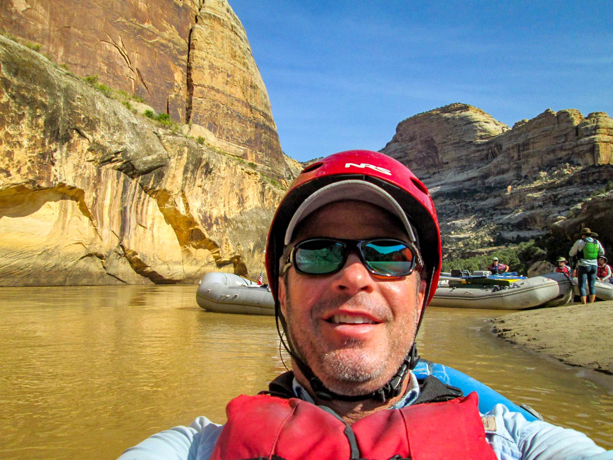 Tony kayaking Yampa River