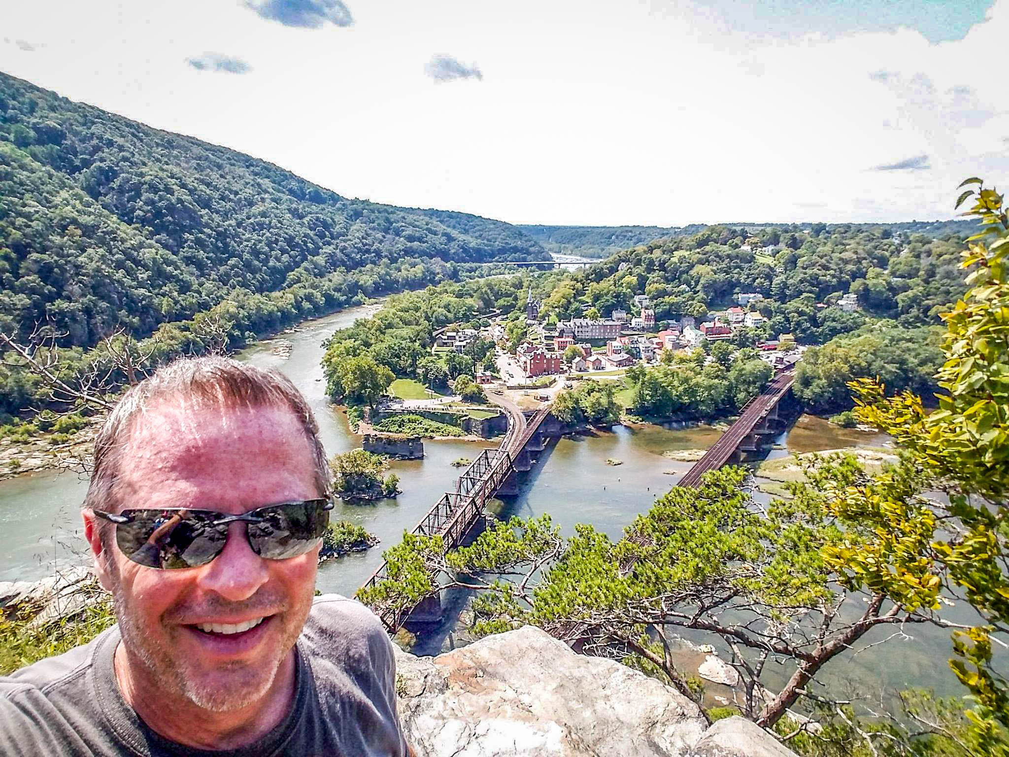 Tony hiking in VA