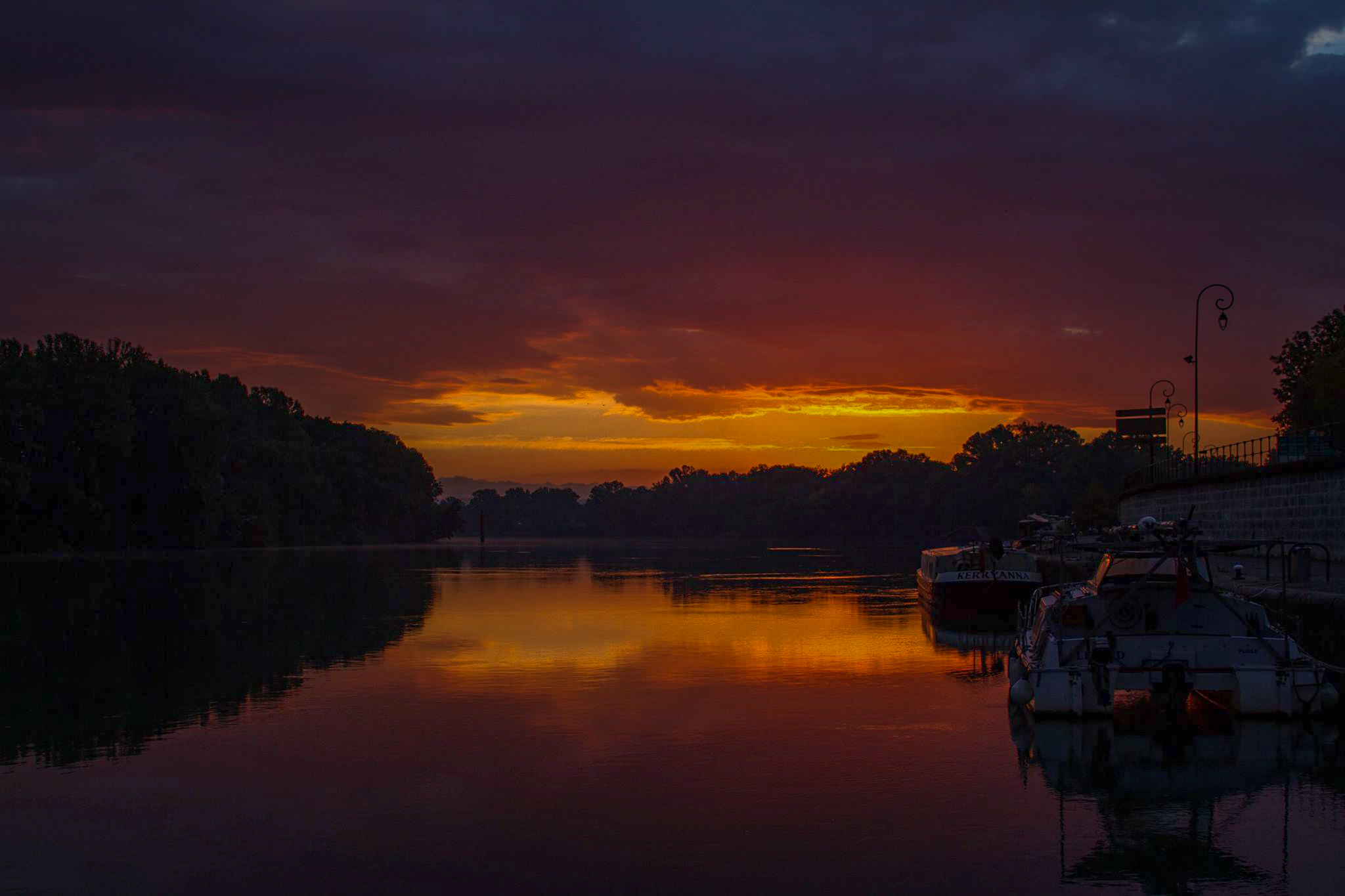 Sunset Avignon France 2015