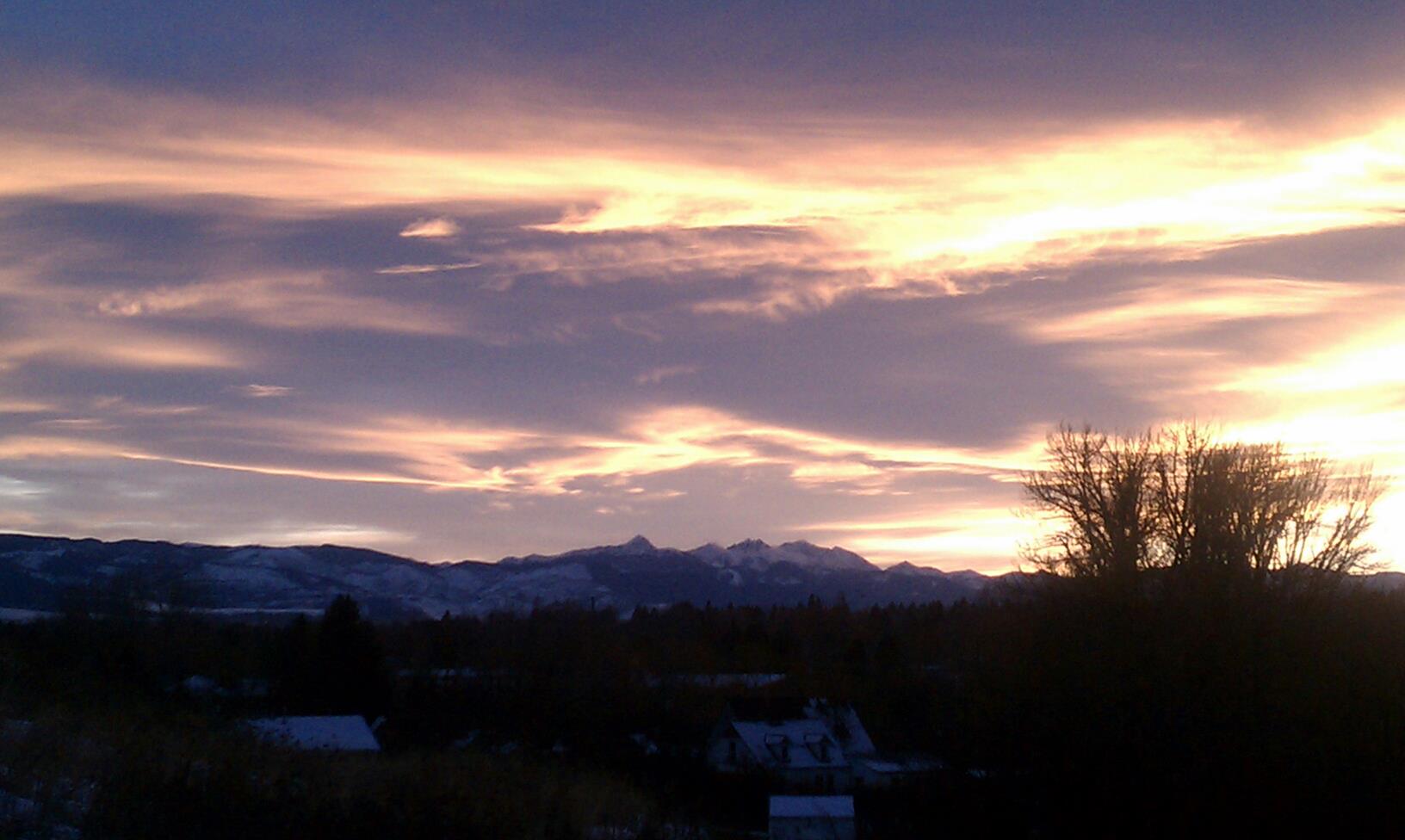 Sunset Bozeman MT 2011