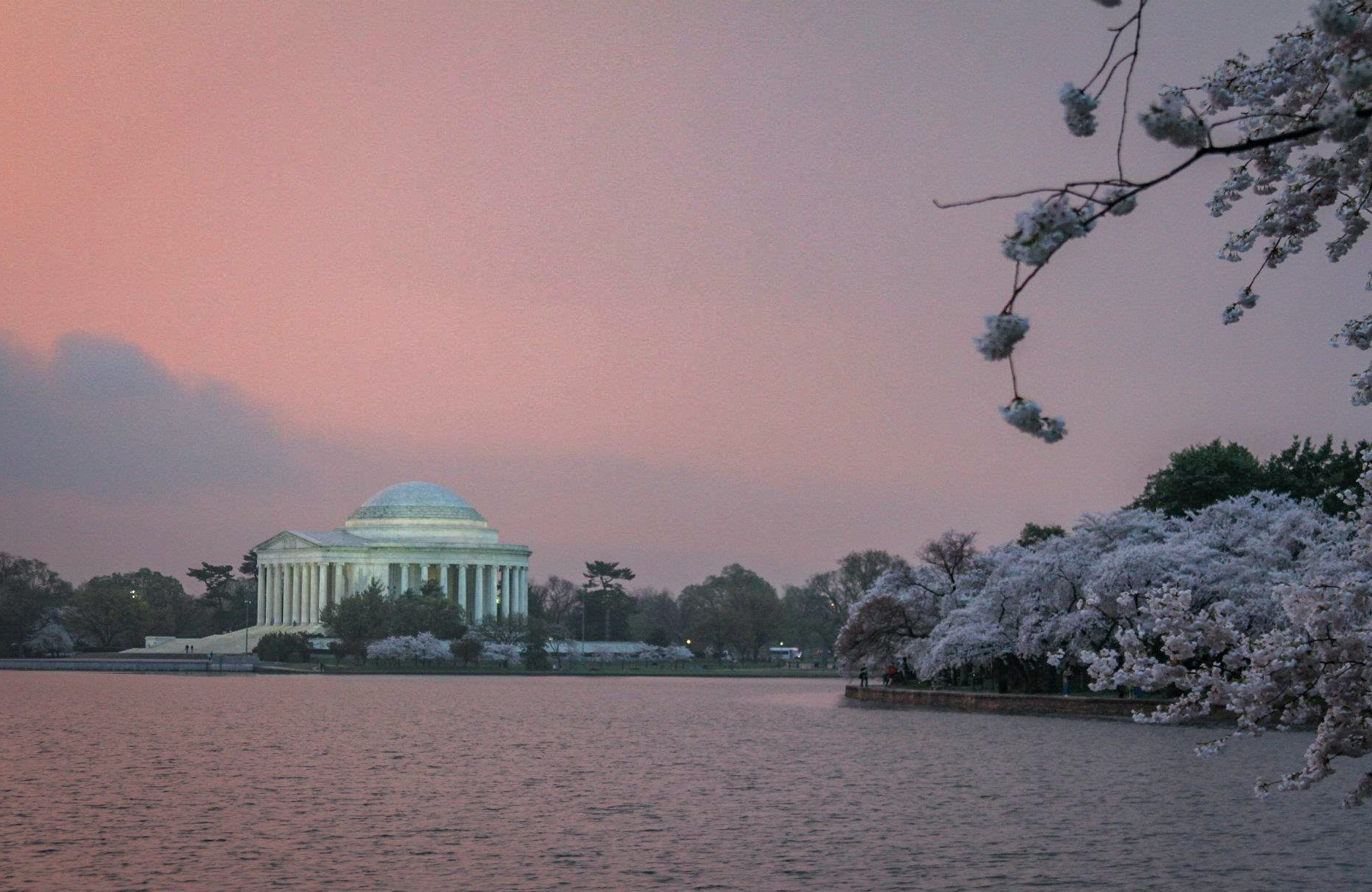 Sunset Tidal Basin Wash DC 2012